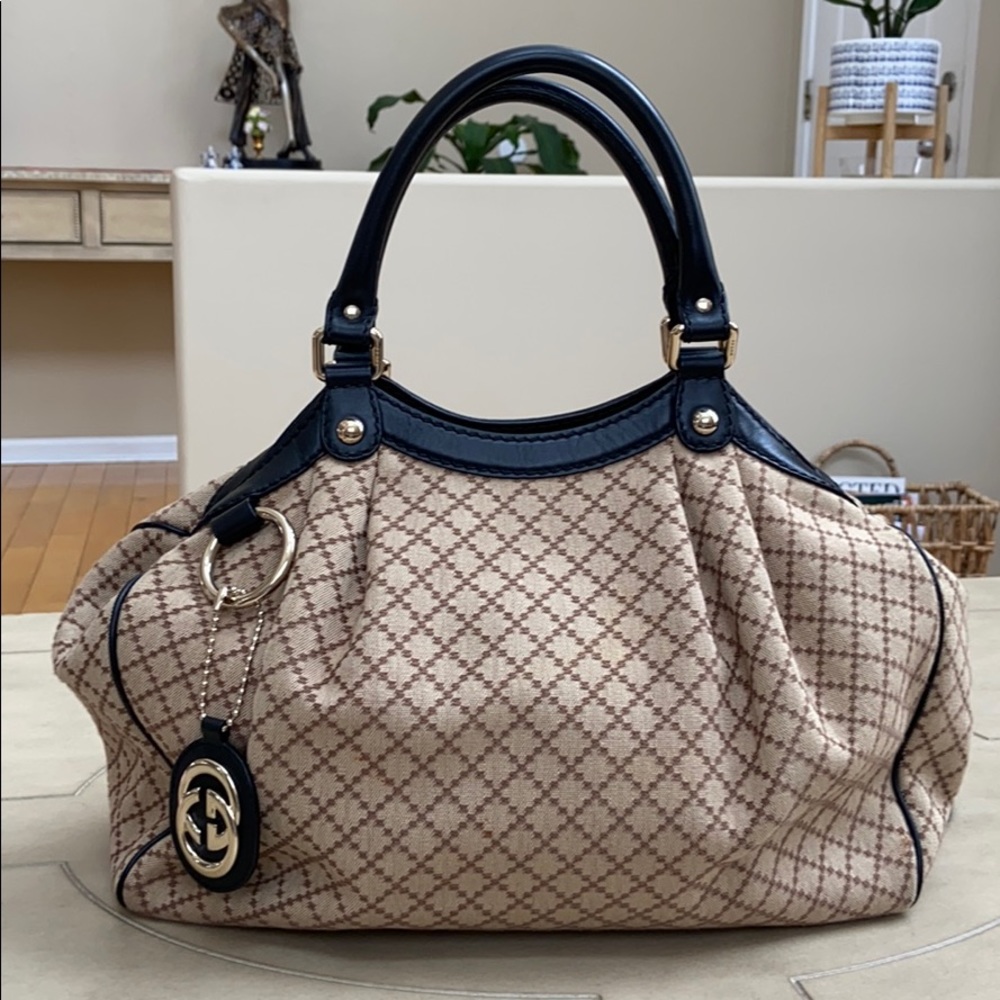 Gucci sukey diamante bag